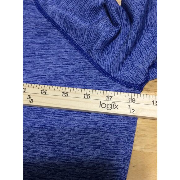 Under Armour Run HeatGear Hoodie Fitted Long Sleeves Blue Oversized Size Small - Picture 10 of 11